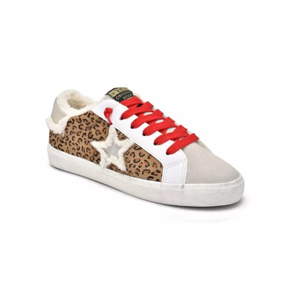 Vintage Havana Shoes - Vintage Havana Womens Size 7.5M Fuzzy Cozy Pledge Low Top Star Sneaker $130